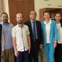 Робоча зустріч директорки Київської гімназії східних мов №1 пані Оксана Проскура з новопризначеним Послом Республіки Індія в Україні паном Шрі Раві Шанкаром
