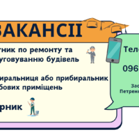 Вакансії КГСМ №1